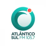 Logo Rádio Atlântico Sul 105.7 FM Fortaleza / CE – Brasil