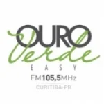 Logo Rádio Ouro Verde Easy 105.5 FM Curitiba / PR – Brasil