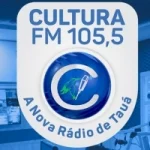 Logo Rádio Cultura 105.5 FM Tauá / CE – Brasil