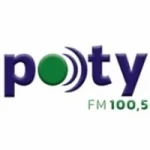 Logo Rádio Poty 100.5 FM Crateús / CE – Brasil