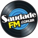 Logo Radio Saudade 99.7 FM Santos / SP – Brasil
